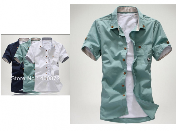 Camisa Masculina Broadcloth